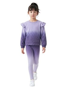 Splendid baby girl dip dye purple set